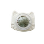 TaraPet Catnip for Oral Health Wall Ball Stick-on Design Teeth Grinding Freshens Breath Cartoon Style Cat Toy (White)