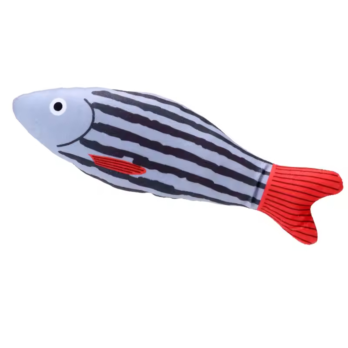 TaraPet Interactive Plush Fish Cat Toy with Crinkle Paper - Durable Polyester Blend TaraPet Interactive Plush Fish Cat Toy with Crinkle Paper - Durable Polyester Blend