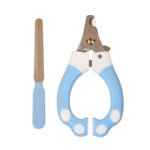 TaraPet Stainless Steel Professional Tool Nail Clipper Cutter with Nail File for Dog and Cat (Blue)