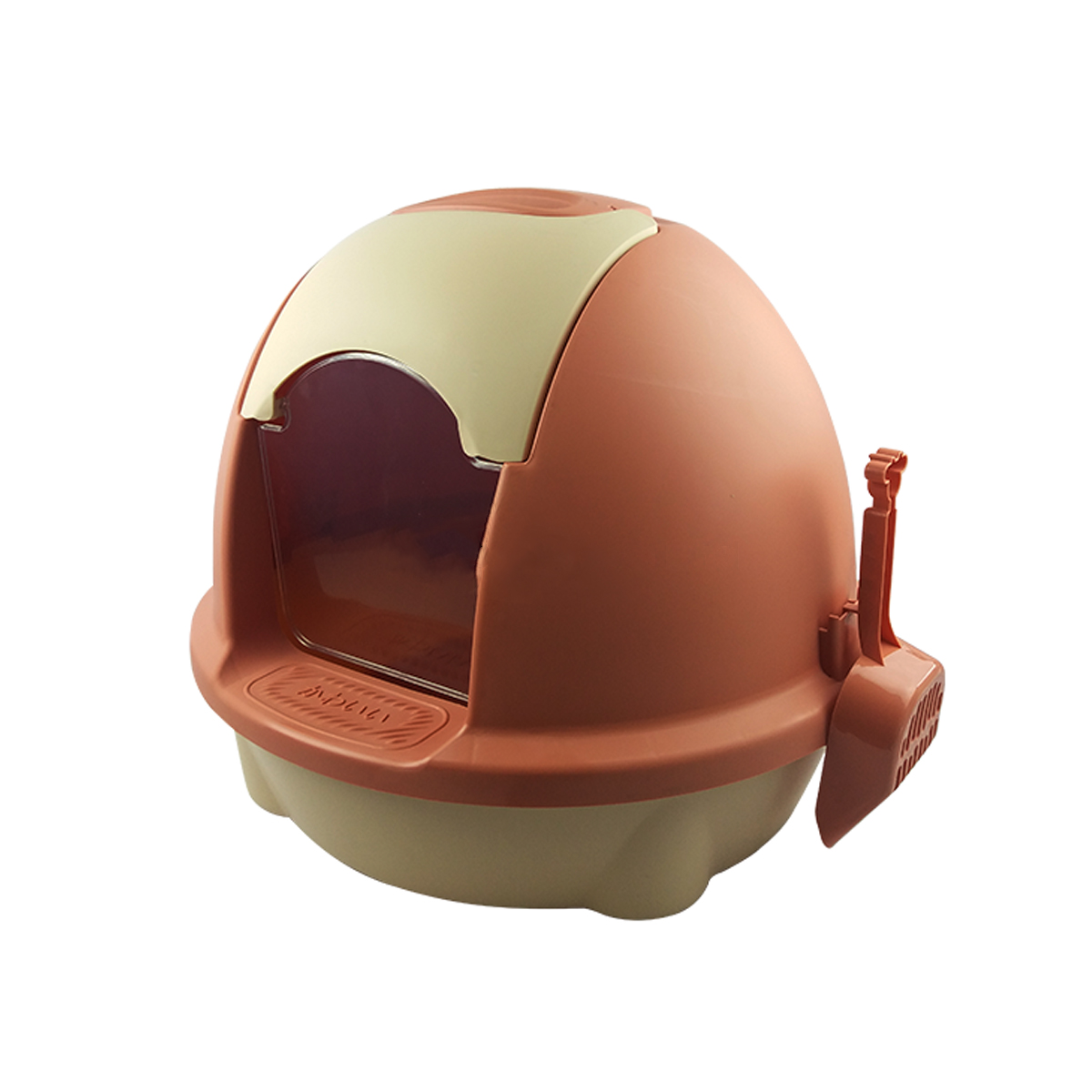 TaraPet Enclosed Cat Litter Box Odor-proof And Anti-sand Cat Litter Toilet for Cats (Pink) TaraPet Enclosed Cat Litter Box Odor-proof And Anti-sand Cat Litter Toilet for Cats (Pink)