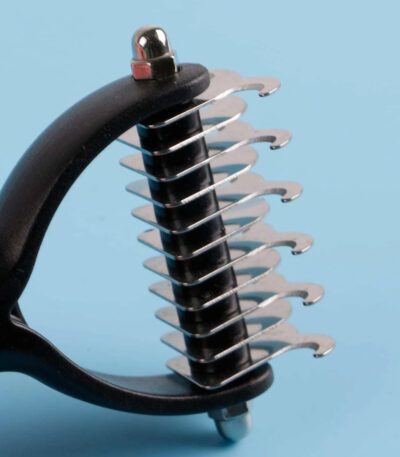 De-matting Comb with 2 Sided Professional Grooming Rake