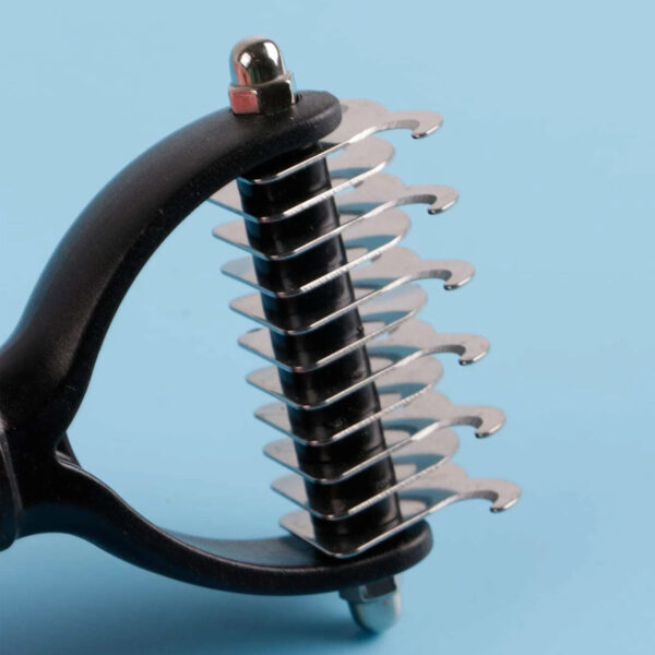 De-matting Comb with 2 Sided Professional Grooming Rake