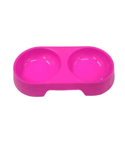 TaraPet Double-Eye Plastic Bowl for Pets - Food and Water Serving