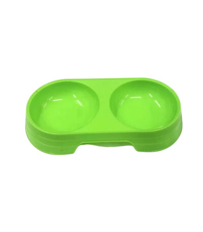 TaraPet Double-Eye Plastic Bowl for Pets - Food and Water Serving