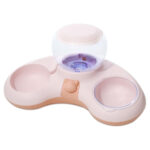 TaraPet Automatic Pet Feeders Crescent Shaped Food Dispenser