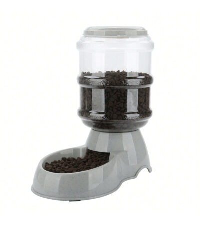 TaraPet Eco-Friendly PVC+ABS Pet Feeder Dispenser 3.8L Capacity for Food