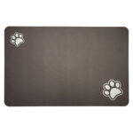 TaraPet Absorbent Dog and Cat Feeding Mat With Waterproof Rubber Backing - Quick Dry