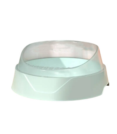 TaraPet Semi-enclosed Cat Litter Box Super-large Odor Barrier Anti-belt Sand Fully Open Feces Pot Small Kitten Toilet Cat Supplies (Green)