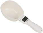 TaraPet Digital Scale 500g White Precision Measuring Spoon with LCD Display Accurate for Dry Food