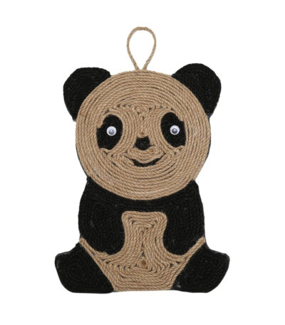 TaraPet Durable Sisal Cat Scratcher Mat Prevents Furniture Damage Cat Grinding Claws (Panda)