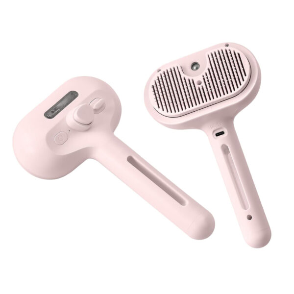 TaraPet Steam Pet Brush Anti-Static Rechargeable Steamy Brush for Cats and Dogs
