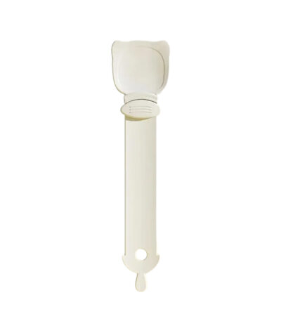 TaraPet Cat Strip Feeder Squeeze Spoon (Beige)