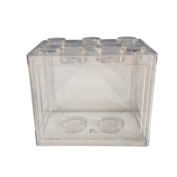 Tankii Plastic Betta Tank 12x8x10cm