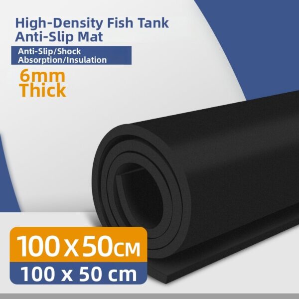 VOONLINE High-Density Aquarium Anti-Slip Shock-Absorption Mat (6mm) — Levels & Protects Tank Base