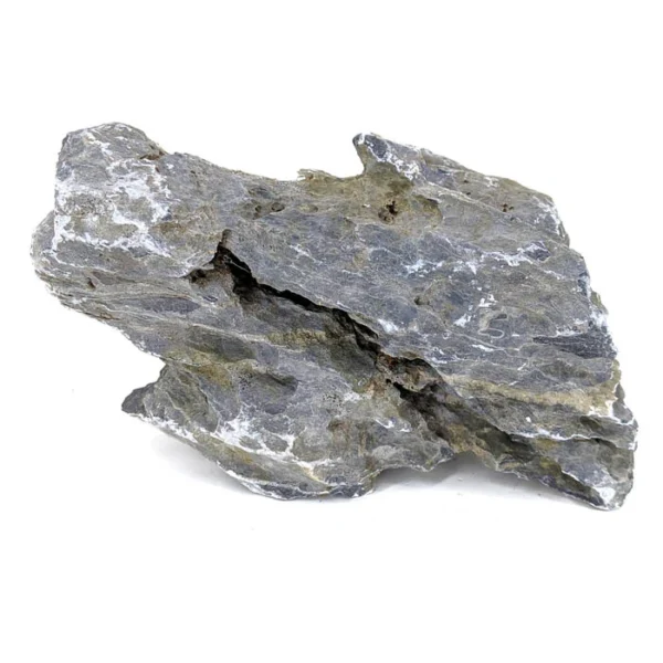 Tankii Natural Yingshi  Landscape Stones for Aquarium Decoration, Garden & Bonsai – Black & Grey Speckled Decorative Rocks, Durable Outdoor/Indoor Use, Unique Natural Patterns, Pondside Decoration, Smooth Texture Finish / 1Kg